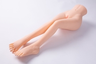 لينة TPE الأبيض 75 سنتيمتر نصف الجسم الجذع واقعية المهبل الشرج الجنس الساق